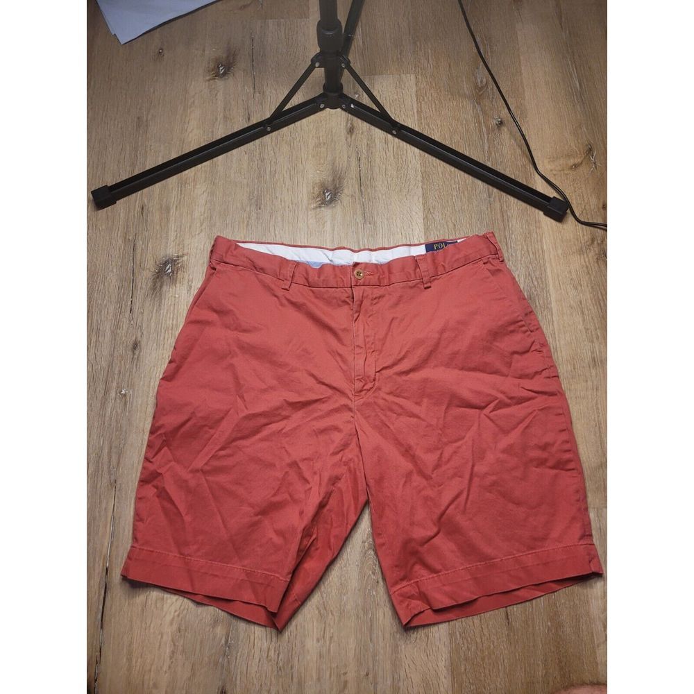 Polo Ralph Lauren Shorts Mens 36 Pink Chino Casual Pockets Outdoor‎ Hiking